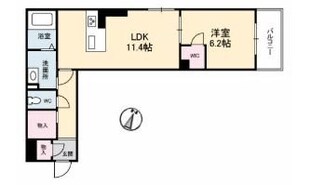 古江駅 徒歩9分 2階の物件間取画像